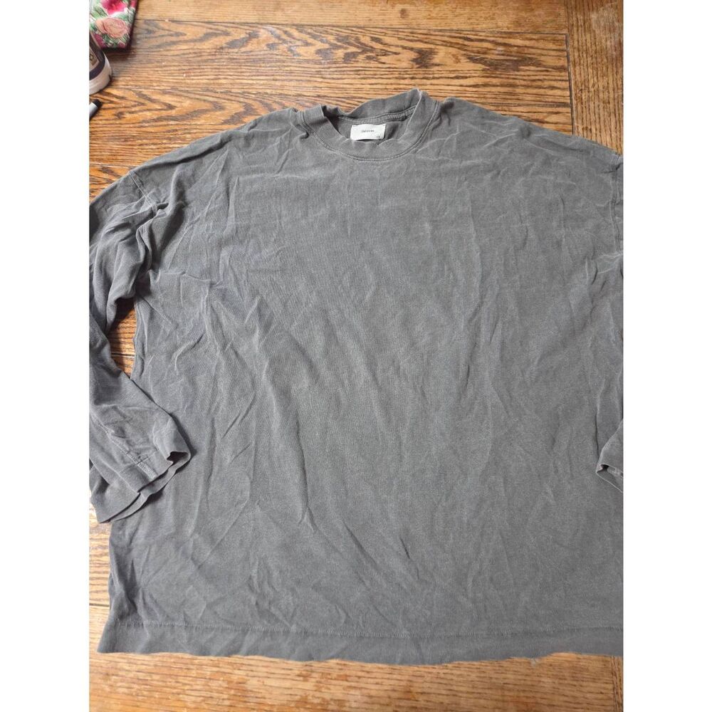 Joah Brown Vintage Long Sleeve in Washed Black Cotton Size S/M - Picture 2 of 5